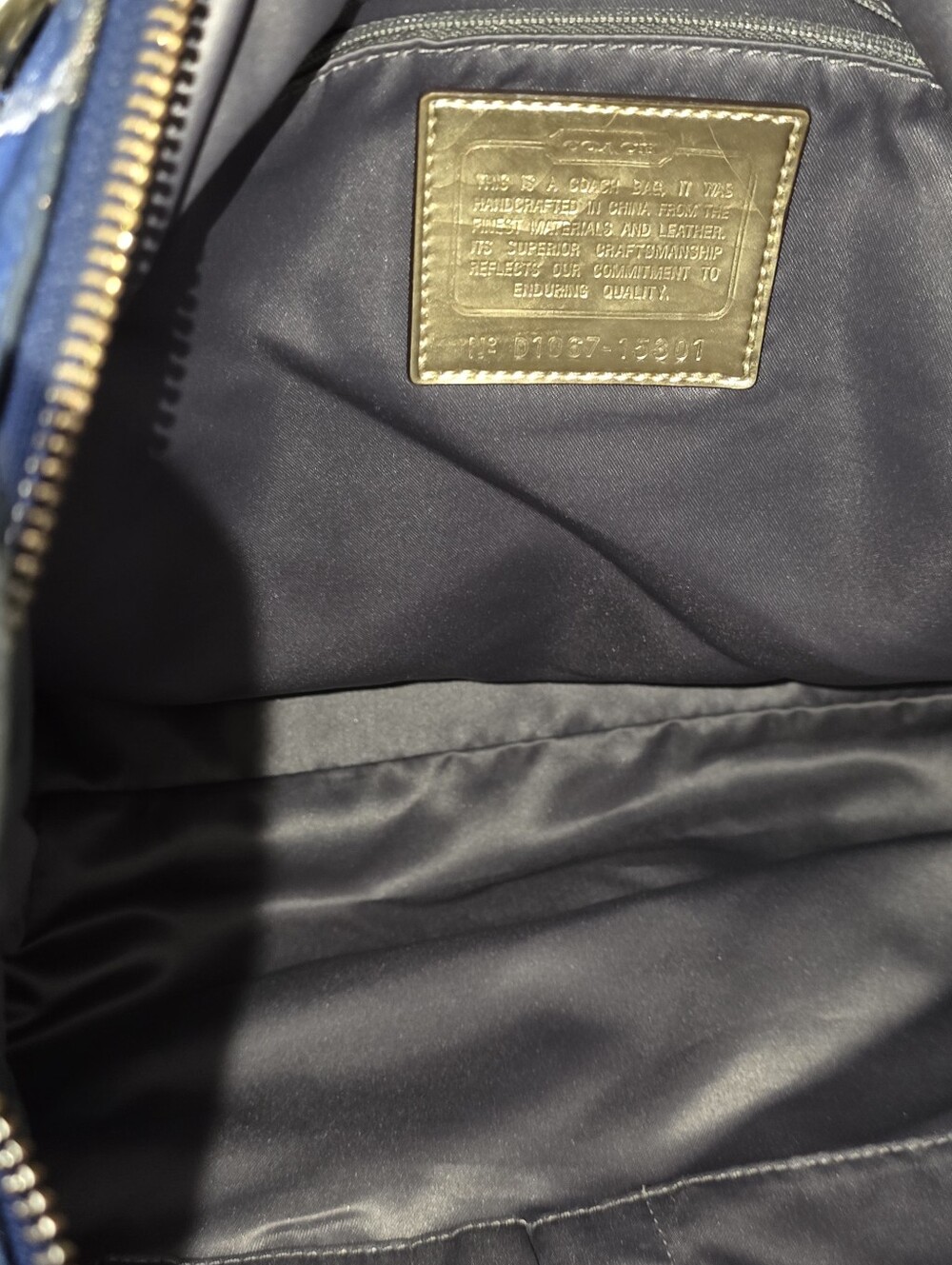Coach Poppy Graffiti Glam Tote Bag - Picture 8 of 16